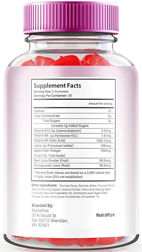 Gomitas Radiant Slim Keto con vinagre de manzana para adelgazar