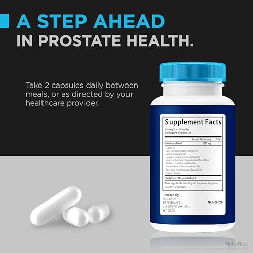 Suplemento Natural NutraRize Prostkin para salud prostática