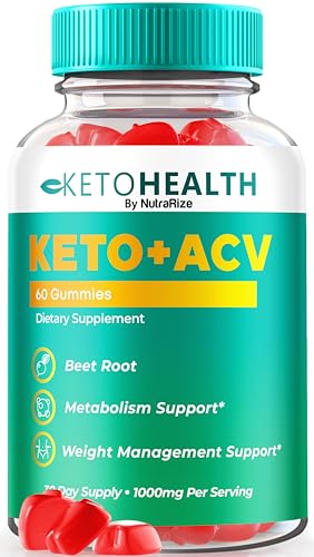 NutraRize Keto Health ACV gomitas botella 60 unidades