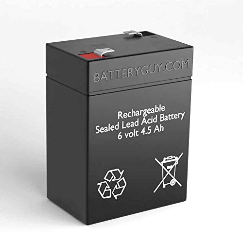 Batería recargable BatteryGuy 6V 4.5Ah para Dual-Lite CLA-106