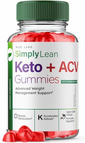 rize labs Simply Lean Keto ACV gomitas paquete 60 unidades
