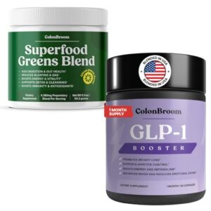 Frasco de ColonBroom GLP-1 suplemento para control de peso