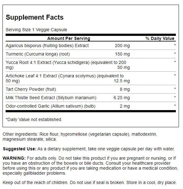 Swanson suplemento natural renal 7 hierbas cápsulas vegetales