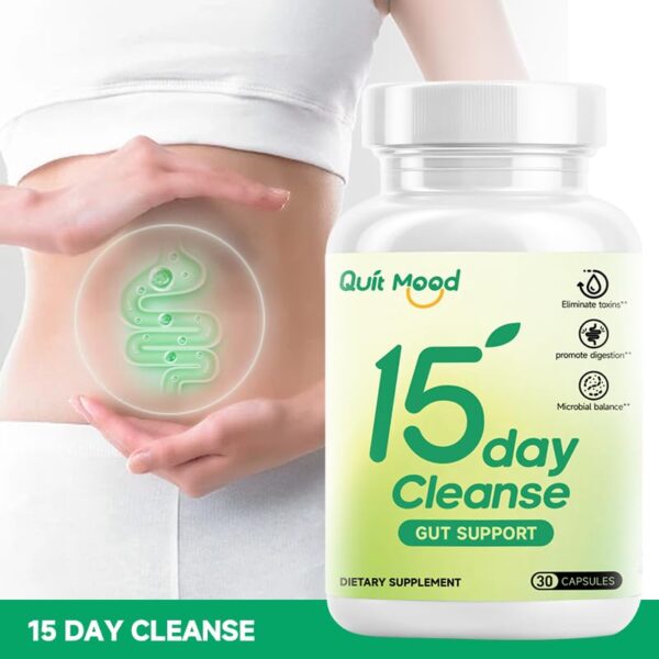 Ingrediente natural senna para soporte digestivo en Quit Mood