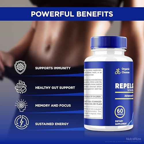 Pastillas RepelGuard desintoxicación orgánica y keto support