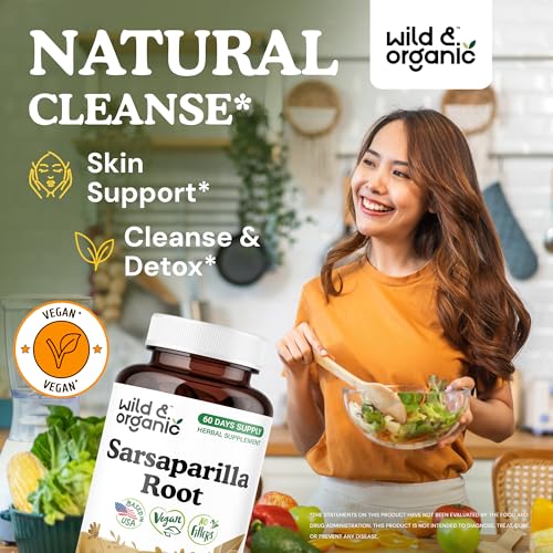 detalles botella cápsulas raíz zarzaparrilla orgánicas