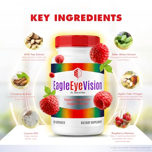 Version 1.0.0 Envase suplemento Eagle Eye Vision para salud ocular