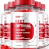 Gomitas Next Optimal ACV vinagre de manzana 1000mg paquete de 5