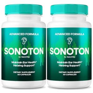 Paquete de Cápsulas Sonoton para salud auditiva y equilibrio