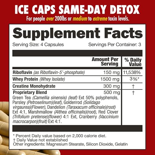 Rescue Detox cápsulas limpiadoras contra toxinas alta eficacia