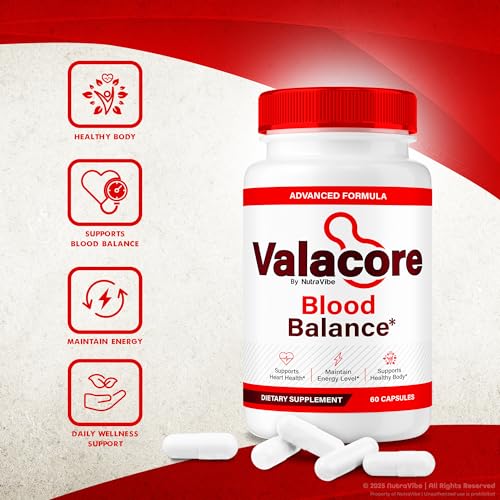 Cápsulas fáciles de tragar Valacore NutraVibe para circulación natural