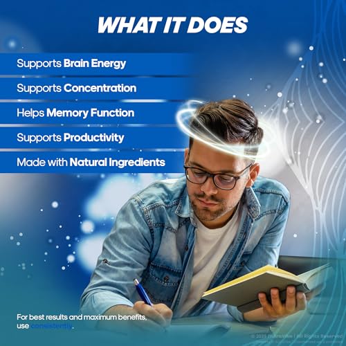 Frasco de Neuromaxis suplemento cognitivo con ingredientes premium