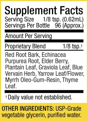 Botella Cedar Bear suplemento linfatico natural para niños