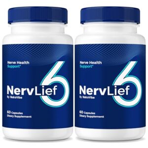 Version 1.0.0 Frasco NervLief 6 para salud nerviosa diario