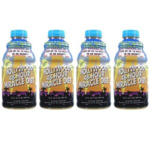 Paquete 4 dieta milagro hollywood 48 horas pérdida de peso