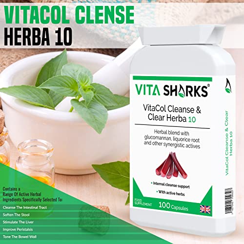 Envase de VitaCol Clense para ablandar heces y detox de colon