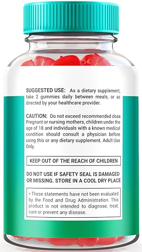 Gomitas Keto Health ACV en fondo blanco