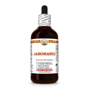 Botella de extracto líquido Jaborandi natural en 4 onzas