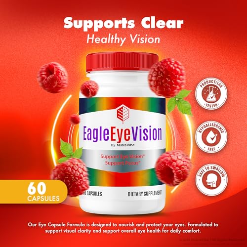 Version 1.0.0 Vista lateral frasco cápsulas Eagle Eye Vision