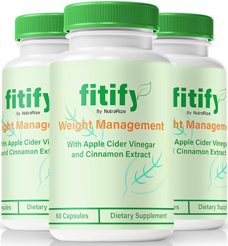 Fitify cápsulas suplemento natural salud y fitness paquete 3