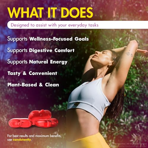 Etiqueta nutricional de gomitas Revitalyn vinagre manzana