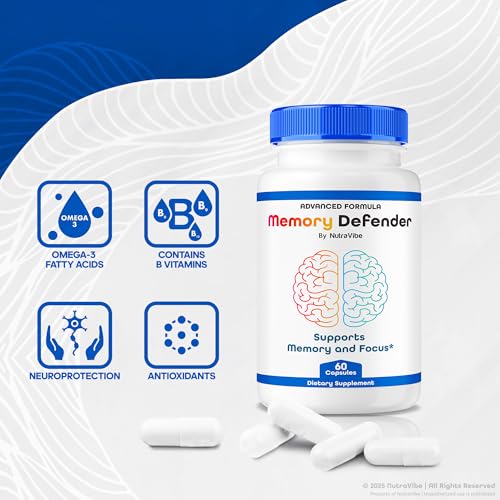 Suplemento natural Memory Defender para enfoque y productividad