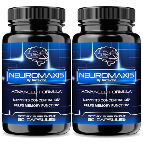 Paquete de 2 frascos de Neuromaxis 120 cápsulas