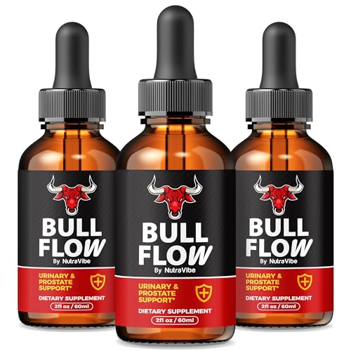 Botella de gotas líquidas NutraVibe Bull Flow para hombres