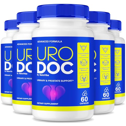 Paquete de 5 cajas Uro Doc suplemento para próstata y vejiga