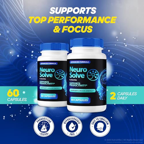 Detalle cápsula Neuro Solve mezcla vegetal para claridad mental