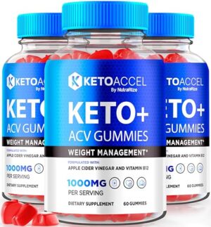 Gomitas Keto Accel ACV - Envase del producto