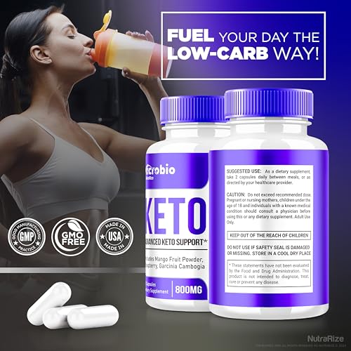 MicroBio cápsulas Keto ACV para estilo de vida saludable