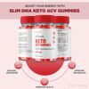 Detalle gomitas SlimDNA Keto para control de grasa abdominal