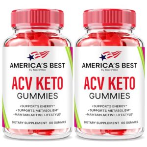 NutraVibe Gummies Keto con vinagre de sidra de manzana 120 unidades