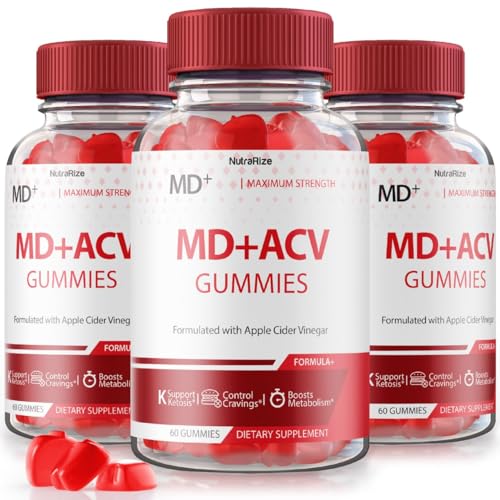 NutraRize gomitas MD+ ACV para pérdida de peso avanzada paquete