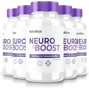 Version 1.0.0 Cápsulas Neuro Boost NutraRize suplemento cerebral 300 caps para memoria