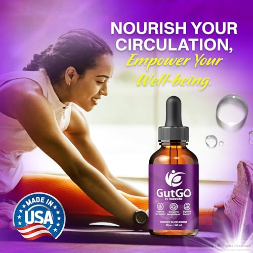 NutraVibe GutGo gotas conveniente fórmula oficial soporte intestinal