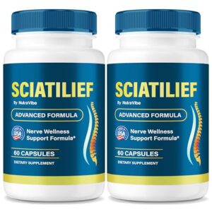 Frascos Sciatilief cápsulas para apoyo nervioso y función saludable