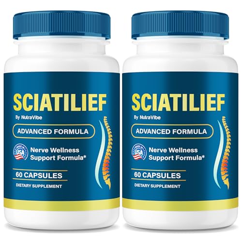 Frascos Sciatilief cápsulas para apoyo nervioso y función saludable