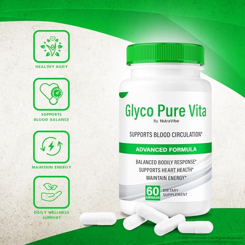 Cápsulas saludables Glyco Pure Vita para energía sostenida