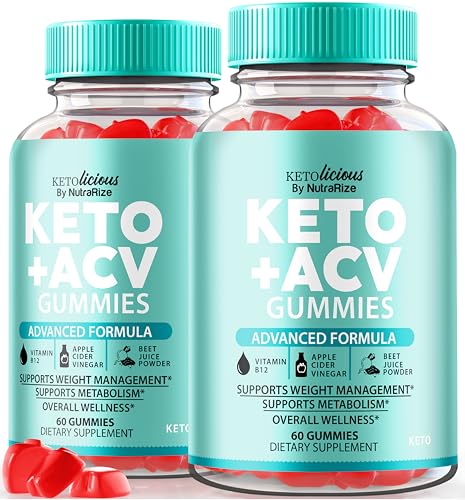 Gomitas Ketolicious ACV NutraRize para pérdida de peso