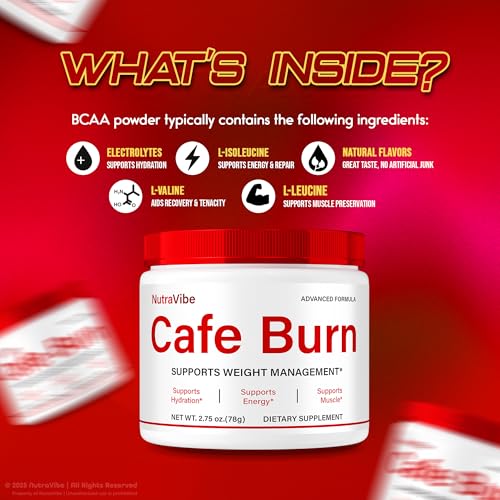Ingredientes y beneficios de Cafe Burn polvo para energía