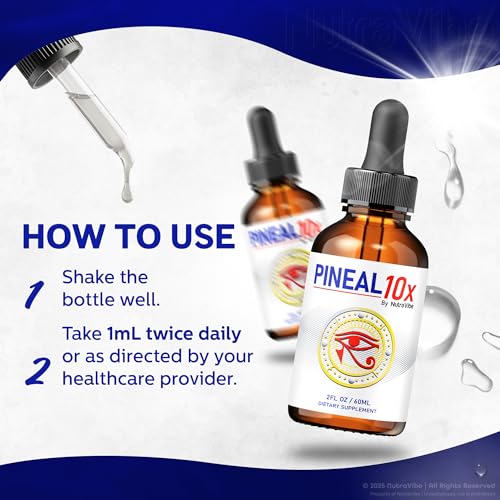 Suplemento Pineal 10x con mezcla natural para salud nocturna