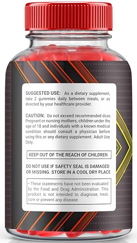 Vista lateral envase gomitas Dragon Keto ACV 1000mg