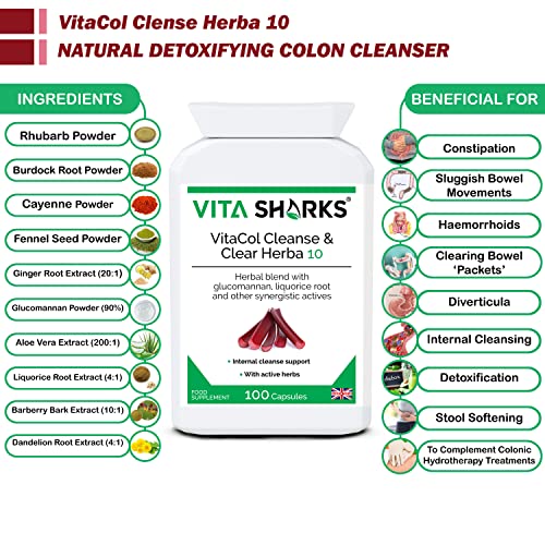 Producto VitaCol Clense Herba 10 ingredientes herbales aptos para veganos