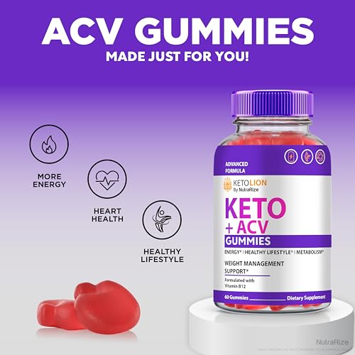 Gomitas KetoLion con vinagre de sidra de manzana natural