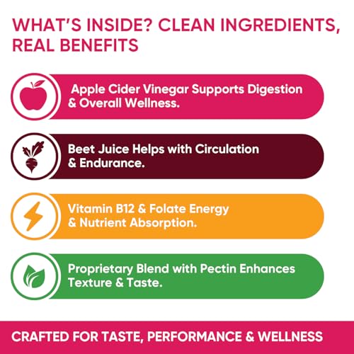 Paquete frontal Lipo Bites gomas vinagre sidra manzana