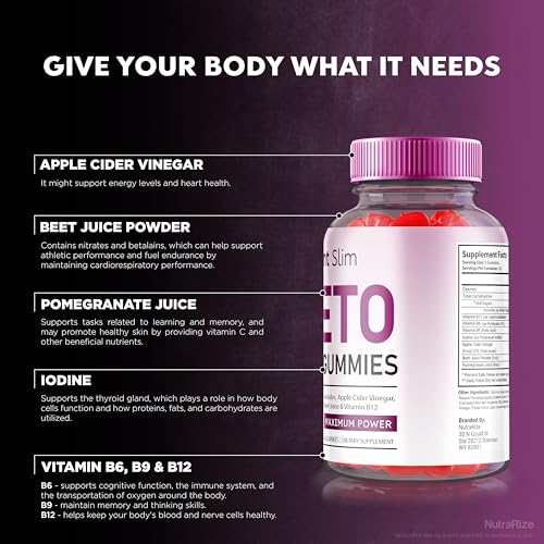 Radiant Slim Keto ACV gomitas para pérdida efectiva de peso