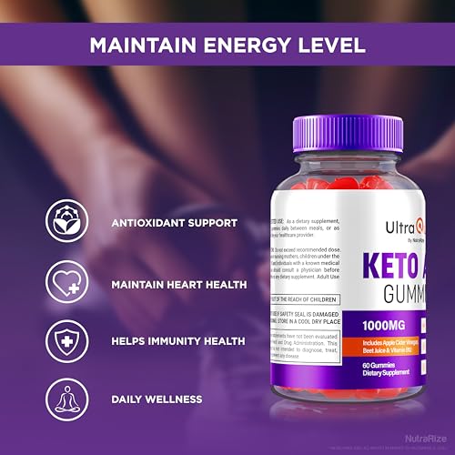 Gomitas sabor natural Vinagre de Sidra de Manzana Keto