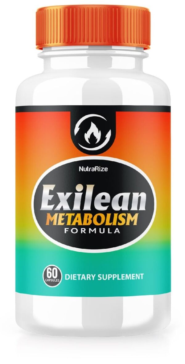 Frasco cápsulas Exilean para pérdida de peso y grasa abdominal